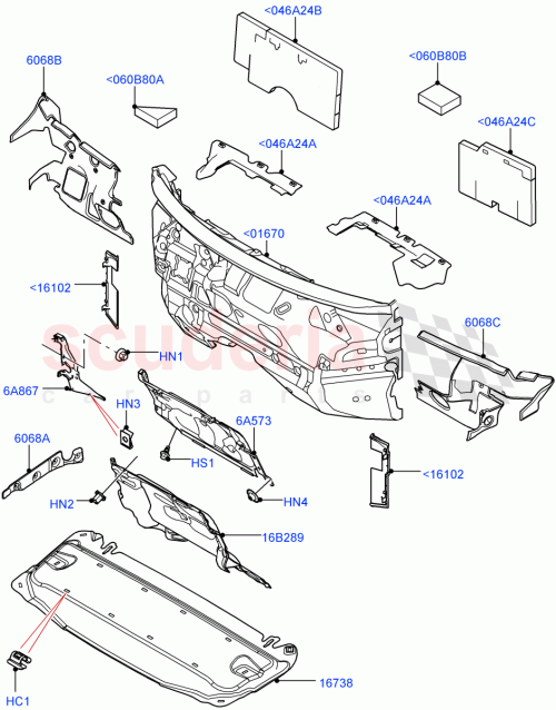 Part Diagram for Land Rover LR077003
