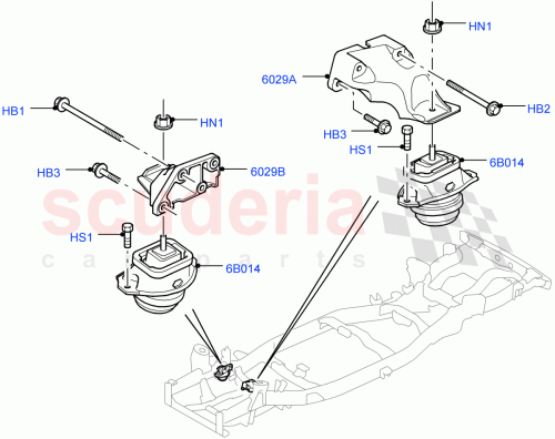 Part Diagram for Land Rover KKB500620