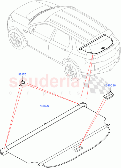 Part Diagram for Land Rover LR096210
