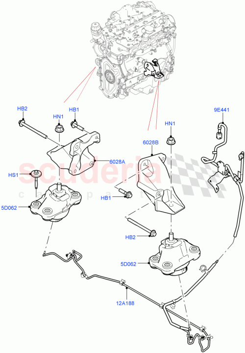 Part Diagram for Land Rover LR123914