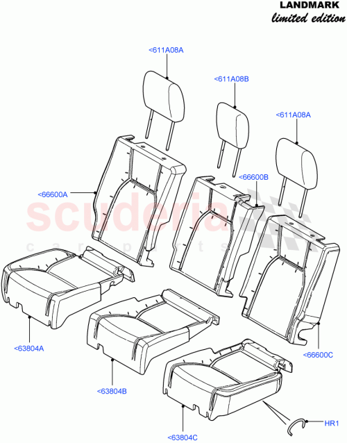 Part Diagram for Land Rover LR023637