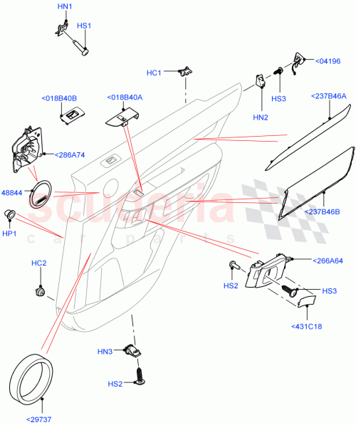 Part Diagram for Land Rover LR113295