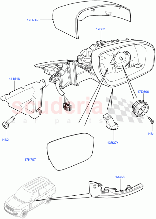Part Diagram for Land Rover LR062845