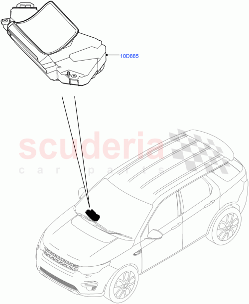 Part Diagram for Land Rover LR128129