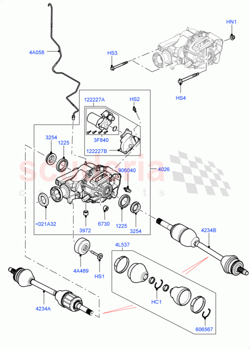 Part Diagram for Land Rover TYG500210
