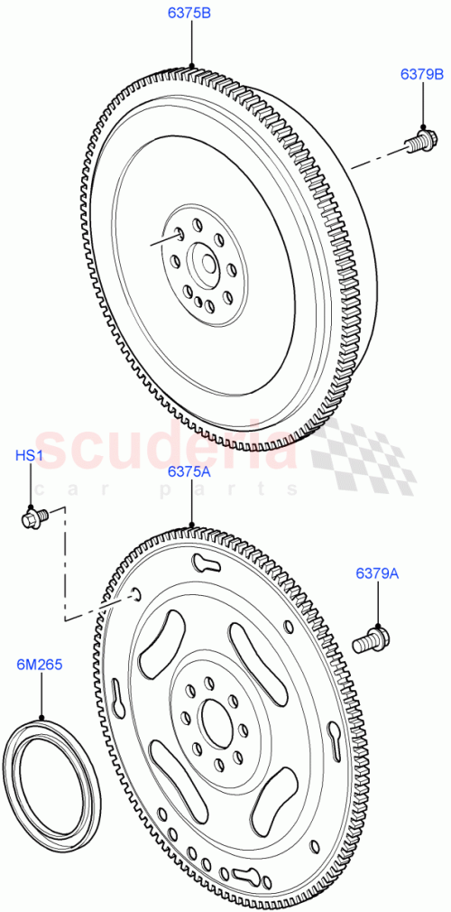 Part Diagram for Land Rover 1406665
