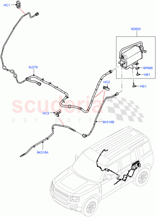 Part Diagram for Land Rover LR146881