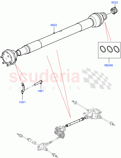 Part Diagram for Land Rover LR160526