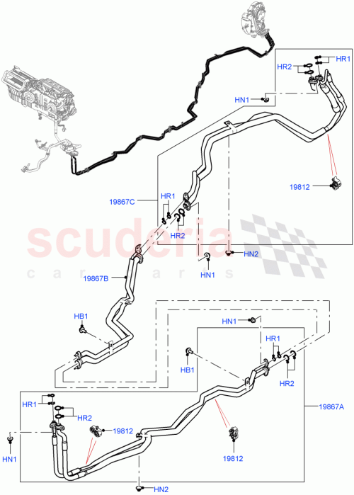 Part Diagram for Land Rover LR131125