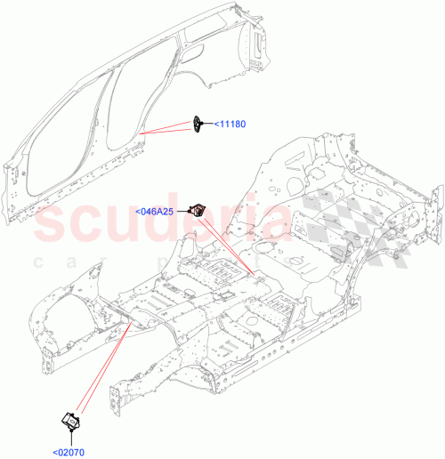Part Diagram for Land Rover LR154645