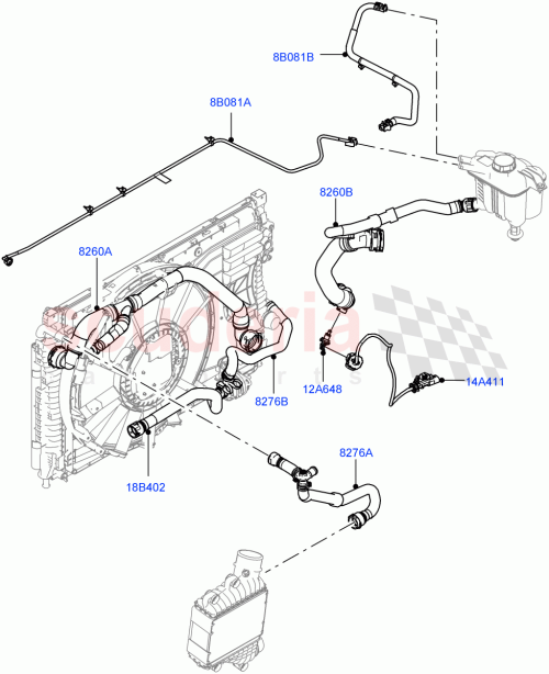Part Diagram for Land Rover LR135274