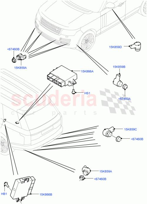 Part Diagram for Land Rover LR081442