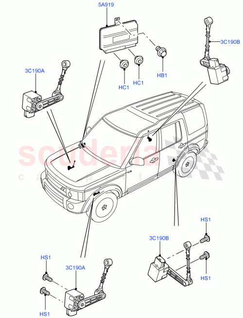 Part Diagram for Land Rover LR013915