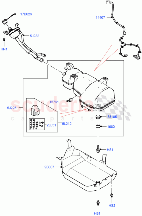 Part Diagram for Land Rover LR143676