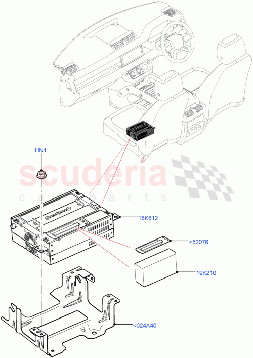 Part Diagram for Land Rover LR131709