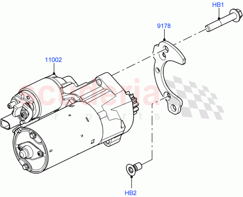 Part Diagram for Land Rover LR152215