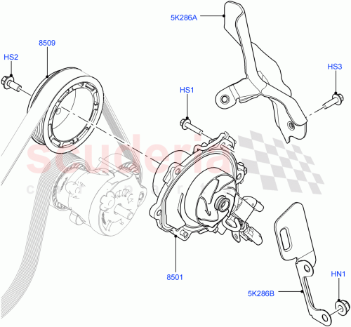 Part Diagram for Land Rover LR123906