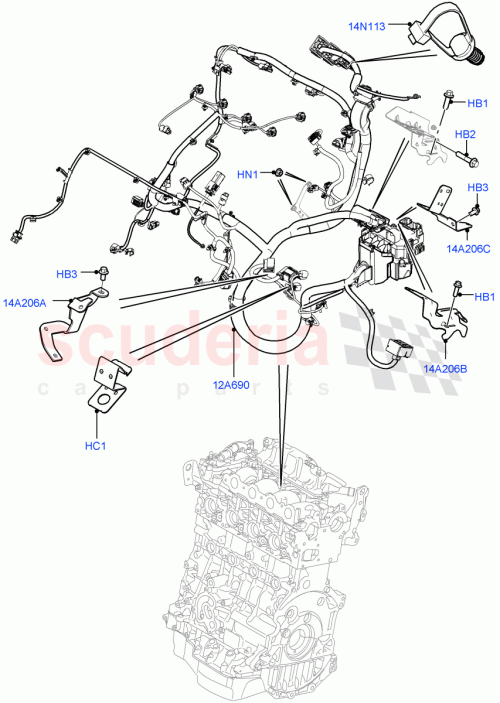 Part Diagram for Land Rover LR070823