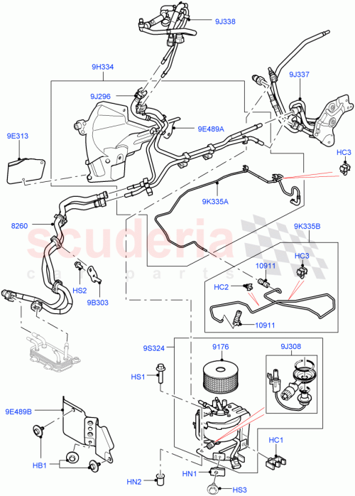 Part Diagram for Land Rover LR015417