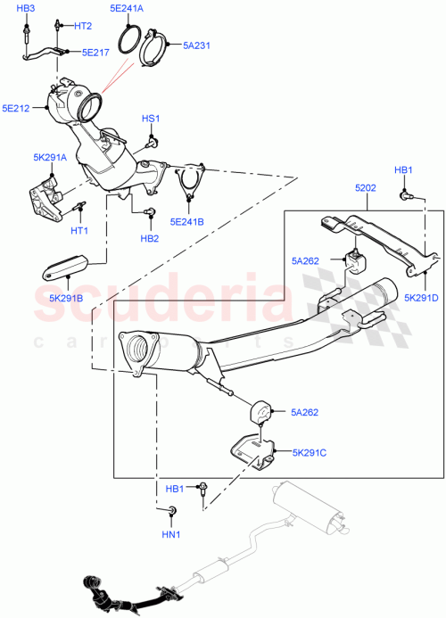 Part Diagram for Land Rover LR140384
