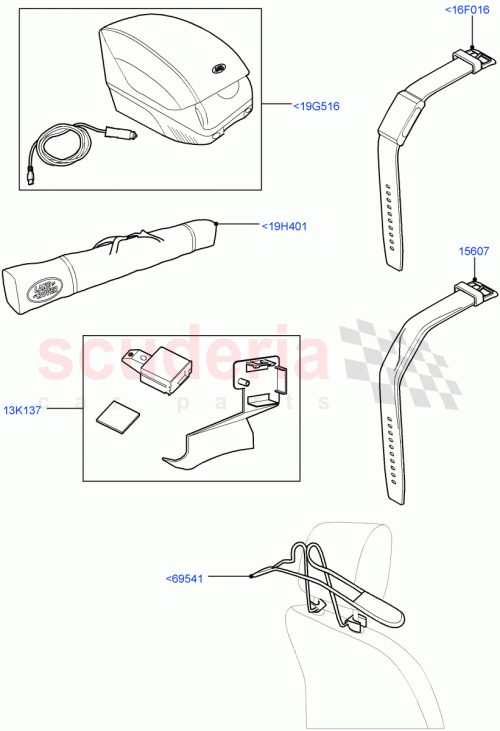 Part Diagram for Land Rover VPLYV0127