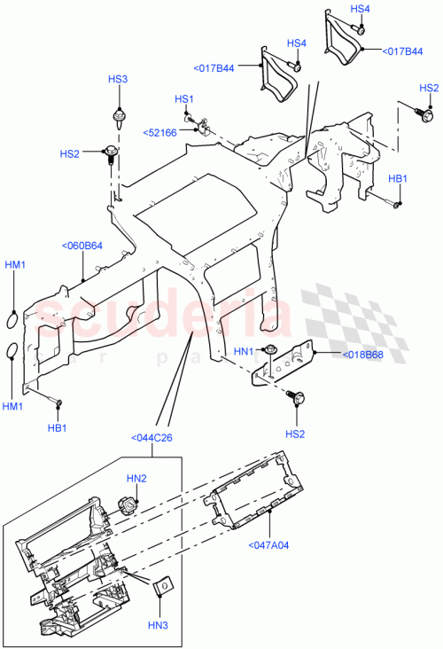 Part Diagram for Land Rover LR100278