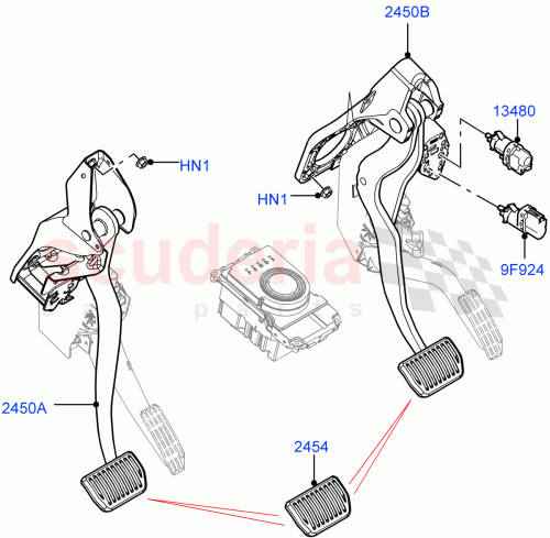 Part Diagram for Land Rover LR027629