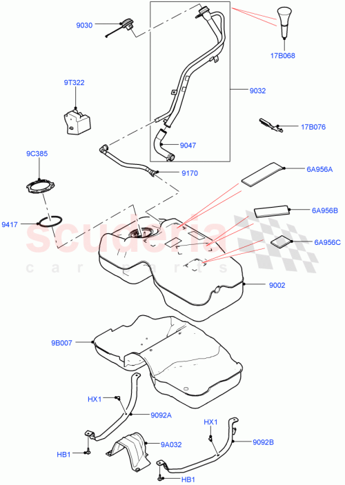 Part Diagram for Land Rover LR076312