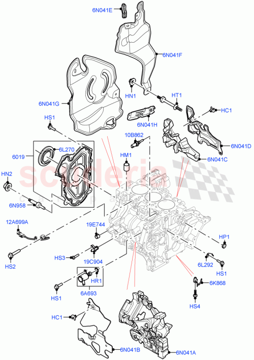 Part Diagram for Land Rover LR144654