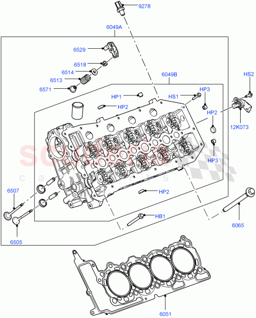 Part Diagram for Land Rover 1418990