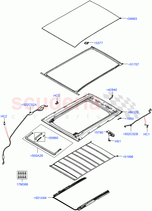 Part Diagram for Land Rover LR142107
