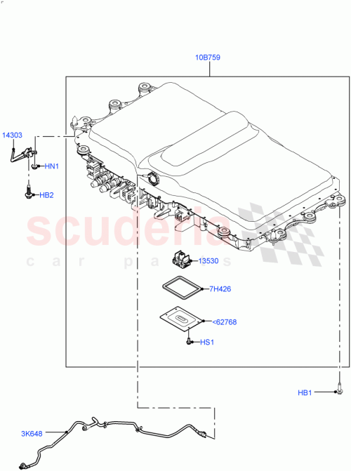 Part Diagram for Land Rover LR135611