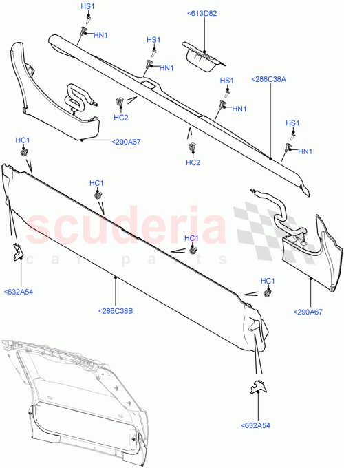 Part Diagram for Land Rover LR052553