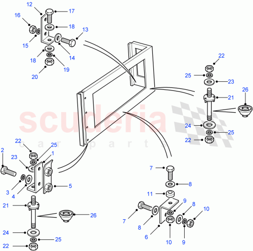 Part Diagram for Land Rover FS108161L