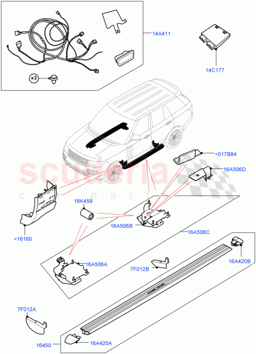 Part Diagram for Land Rover VPLGP0451