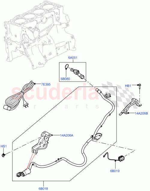Part Diagram for Land Rover LR100387