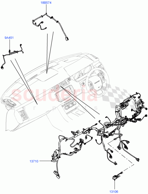 Part Diagram for Land Rover LR076917