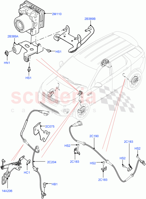 Part Diagram for Land Rover LR112342
