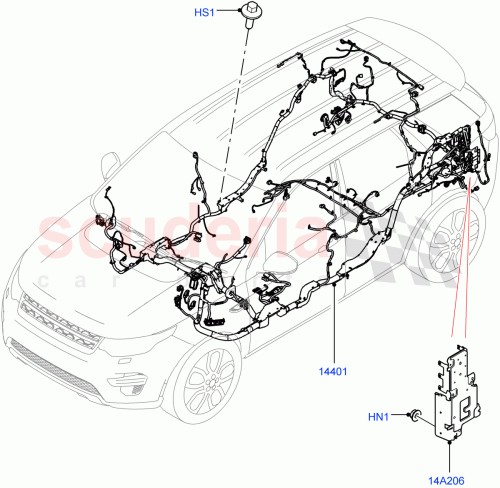 Part Diagram for Land Rover LR084374