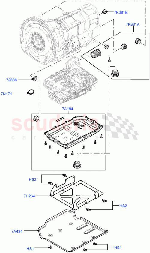 Part Diagram for Land Rover LR123853