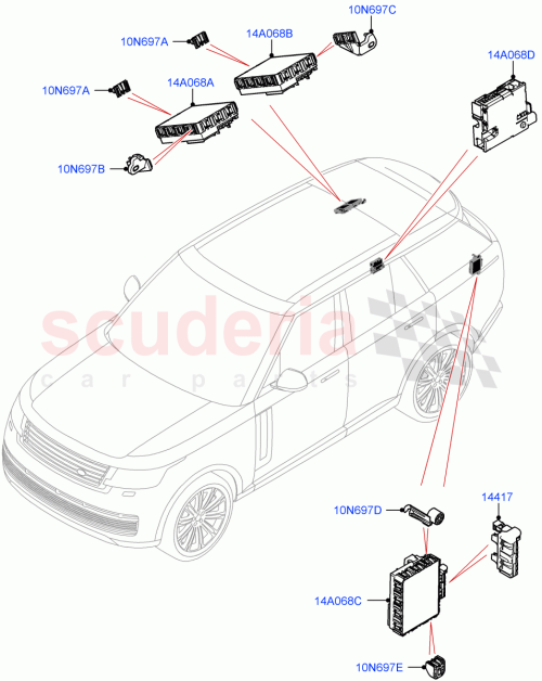 Part Diagram for Land Rover LR153072