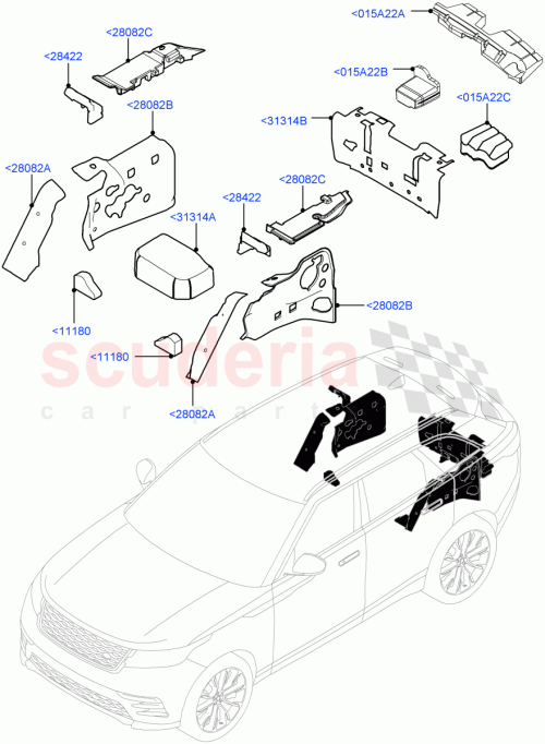 Part Diagram for Land Rover LR104441