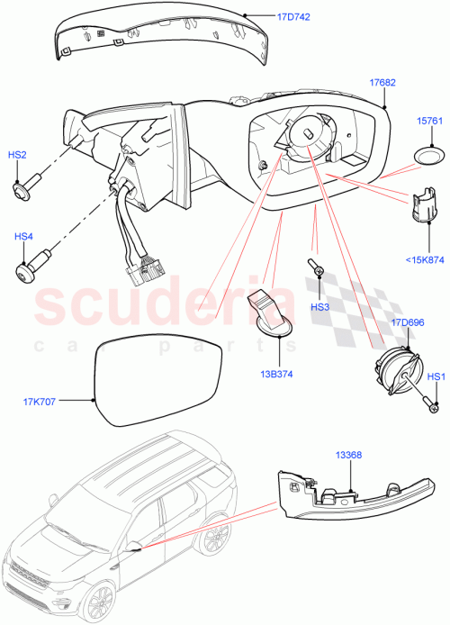 Part Diagram for Land Rover LR072912