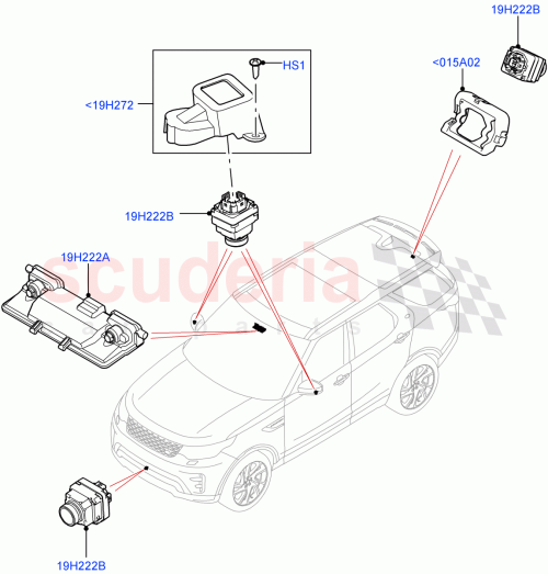 Part Diagram for Land Rover LR155033