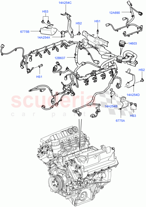 Part Diagram for Land Rover LR012055