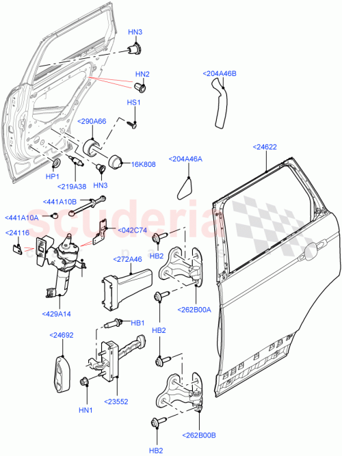 Part Diagram for Land Rover LR054299