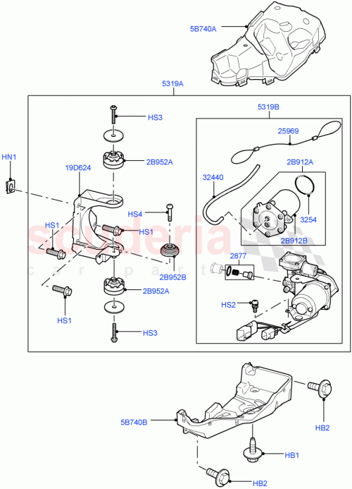 Part Diagram for Land Rover VUB504700