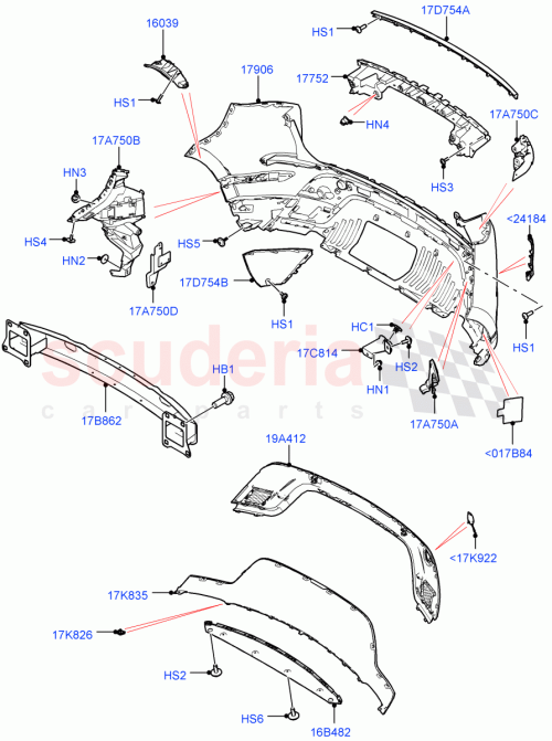 Part Diagram for Land Rover LR138235