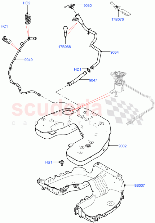 Part Diagram for Land Rover LR143376