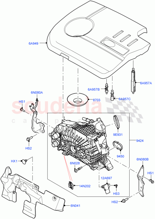 Part Diagram for Land Rover LR125368